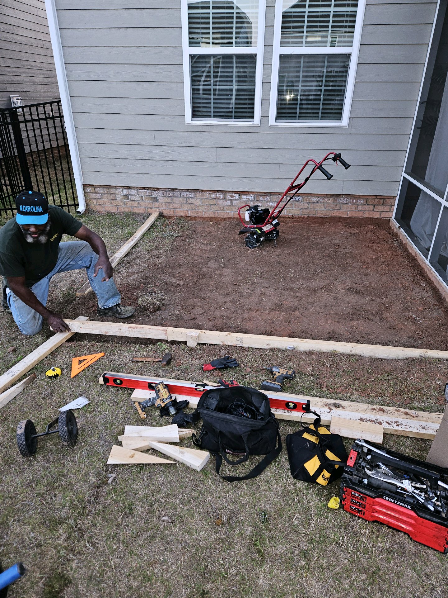 Concrete Patio Prep Work